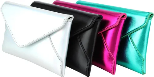 Vista 7 de Evevictor Bolso de mano de noche para mujer, bolso cruzado pequeño, bolso de hombro brillante para boda, graduación, fiesta, cita