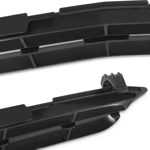 Vista 9 de PIT66 Rejilla de parachoques, parrilla oscura texturizada compatible con Chevy Malibu 2013 (submodelo: eco, LS, LT,LTZ) 22869137 GM1036149