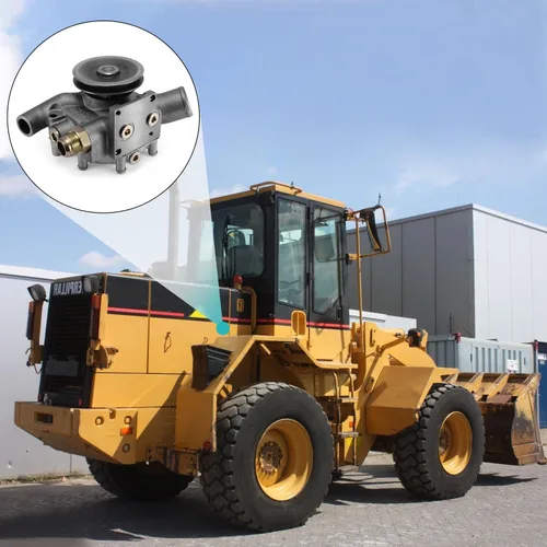 Vista 6 de Bomba de agua 7E7398 (cojinete de C & U) 4P3681 7C4508 1593141 para Caterpillar CAT 924F 928F 928G 950F 950FII 960F Motor 463 WF1 3114 3116 3126B