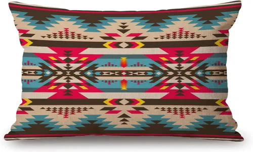 Vista 24 de Solekla Funda de almohada lumbar de flamenco rosa de 12 x 20 pulgadas, decorativa, para dormitorio, sala de estar, piñas y hojas exóticas, funda