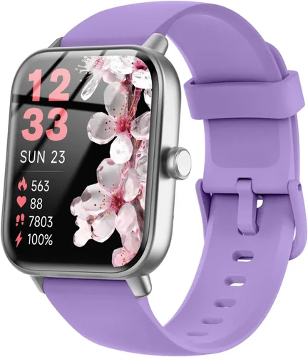Vista 9 de Relojes inteligentes para mujeres/hombres, reloj inteligente para teléfonos Android y compatible con iPhone, Alexa integrado, relojes de fitness