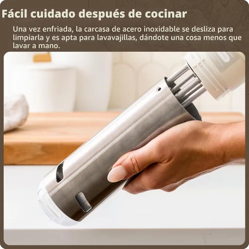 Vista 10 de Greater Goods Cocina Sous Vide, 1100 W, no necesita aplicación ni WiFi (blanco abeja)