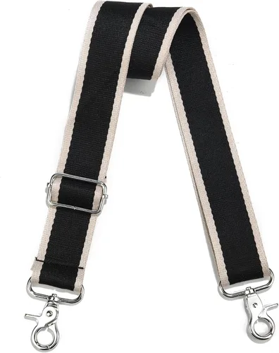 Vista 12 de Correa de Bolso Ancha Correa de Hombro Ajustable Correa de Repuesto Cruzada Correa de Bolso de Hardware Plateado