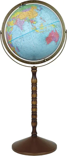 Vista 7 de Replogle Treasury - Globo geográfico convertible de 12 pulgadas para piso y escritorio (antiguo)