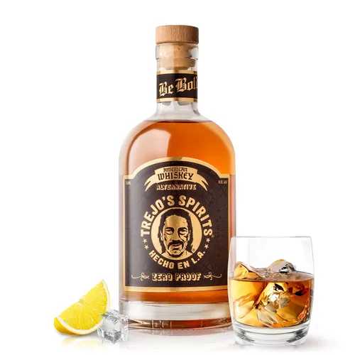 Vista 10 de Trejo's Spirits Alternativa a la Ginebra Rosa Sin Alcohol Sin Alcohol, Sin Gluten y Azúcar, A Base de Plantas, Apta para Keto 20 Calorías por