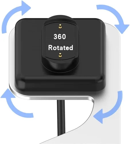 Vista 6 de Soporte magnético de carga rápida para Huami para AMAZFIT GTS 3 / GTR 3 / GTR 3 Pro Plateado