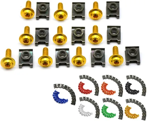 Vista 2 de Bodywork Kits 6mm Motorbike Body Work Fairing Bolts Screws for Yamaha Mt-07 Mt-09 Mt09 Mt07 MT09 MT07 R3 R3 FZS1000 FZS 1000 2001 2002 2003 2004
