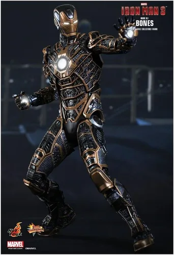 Vista 4 de Iron Man 3 Movie Masterpiece Iron Man Mark 41 Bones 1/6 Figura coleccionable (juguetes calientes)