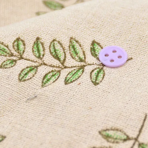 Vista 4 de 200 piezas de botón de cabeza plana para coser, alfileres rectos de patchwork, accesorios de costura, manualidades