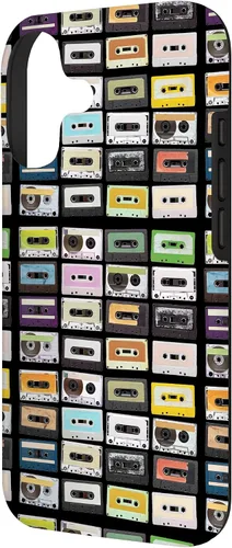 Vista 2 de Cassette Tapes Nostalgic Mixtape Music Graphic Case for iPhone 17