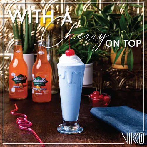 Vista 4 de Vikko Vasos de helado con pies, pequeños vasos de batido de leche de 6.3 onzas, tazas de postre gruesas y duraderas para flotadores, batidos