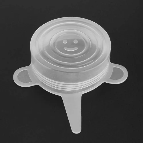 Vista 9 de Tapas elásticas de silicona, 6 unidades, transparentes, reutilizables, duraderas y expandibles, de silicona, para tazón, para tazón, película