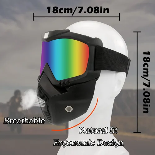 Vista 5 de EKIND Máscara táctica con mascarilla extraíble compatible con Nerf Elite Toy Gun Game Rival Ball