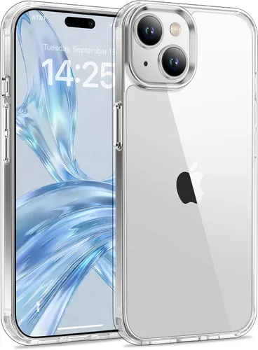 Vista 29 de USLAI Funda para iPhone 11, antiamarilleo, transparente