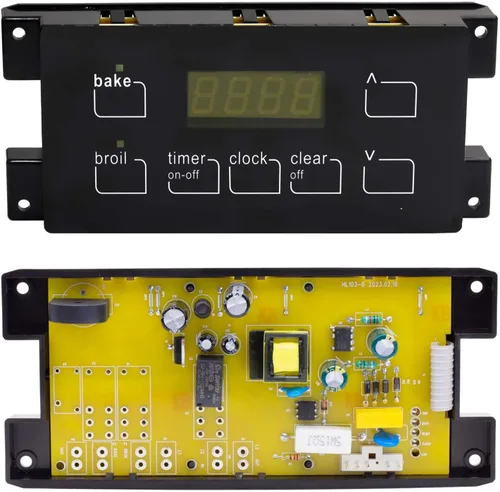 Vista 3 de 5304518661 Placa de control de horno para Electrolux Kenmore, placa de control de 7 botones para cocina de gas con reloj 316222800