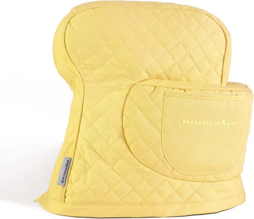 Vista 8 de KITCHENAID Funda ajustable para batidora de pie inclinable con bolsillo de almacenamiento, acolchada 100% algodón, 14.4 x 18 x 10 pulgadas
