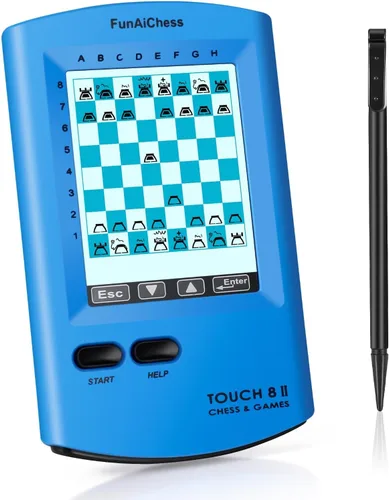 Vista 9 de Tablero de Ajedrez Electrónico de Mano 8 en 1 Juego de Computadora de Ajedrez Táctil Ai Chess Up Juego de Ajedrez Electrónico Inteligente