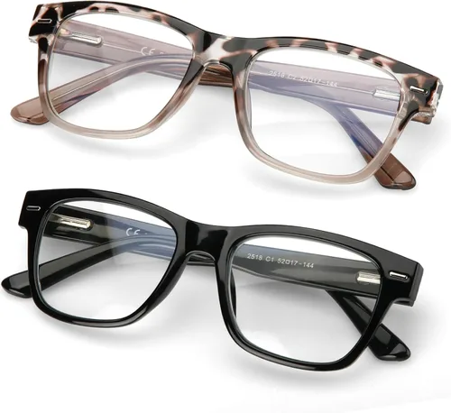 Vista 13 de SKYOAK Premium Progressive Multifocus Reading Glasses Men, Stylish Computer Readers Multifocal Eyeglasses