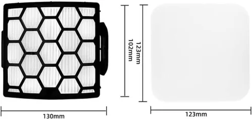 Vista 5 de Kit de repuesto para piezas de aspiradora Shark LA300 LA301 LA302 LA322 LA502 XHF320 XFFK320, 2 filtros HEPA, 4 juegos de filtro de espuma y fieltro