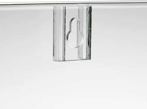 Vista 6 de Stockroom Plus Marco de acrílico transparente para licencia de negocios, duradero y cosmetológico, soporte adhesivo en pared y vitrina de permisos