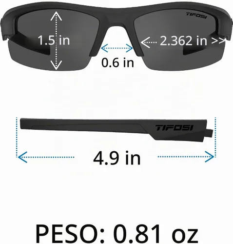 Vista 2 de Lentes de sol ShutOut multideportivos: ideales para béisbol, golf y un gran estilo de vida Blackout (Lente ahumado)