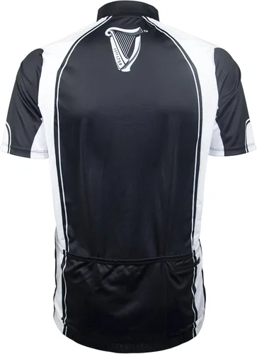 Vista 2 de Guinness - Camiseta de manga corta con cremallera completa y gráficos sublimados