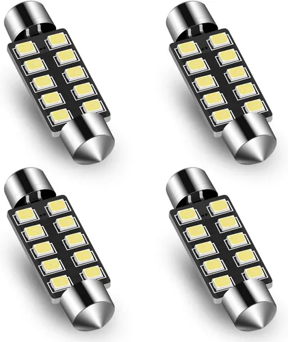 Vista 9 de Audak DE3175 DE3022 DE3021 3175 6428 Festoon - Bombilla LED Canbus de 1.220 in, libre de errores, para interiores, cúpula, mapa, luces de puerta