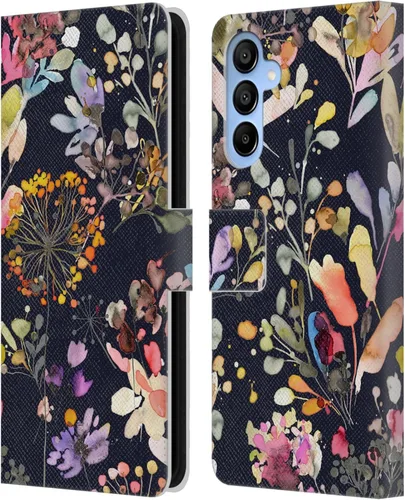 Vista 265 de Head Case Designs Officially Licensed Ninola Beige Wild Grasses Leather Wallet Case Compatible with Samsung Galaxy A07 4G