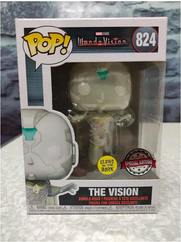 Vista 5 de Funko Pop WandaVision The Vision Glow in the Dark Edición especial