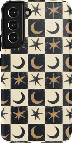 Vista 364 de Casely Funda para Galaxy S9 Postura de cadáver Yoga de esqueleto Diseño protector delgado esencial de doble capa