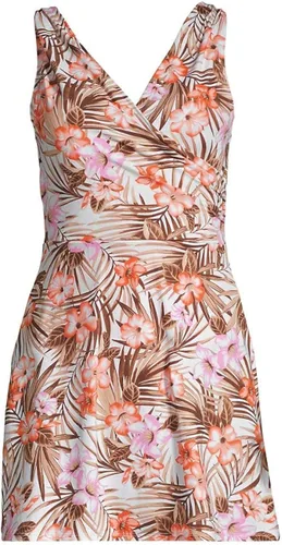 Vista 4 de Lands' End Traje de baño de una pieza con control de abdomen para mujer
