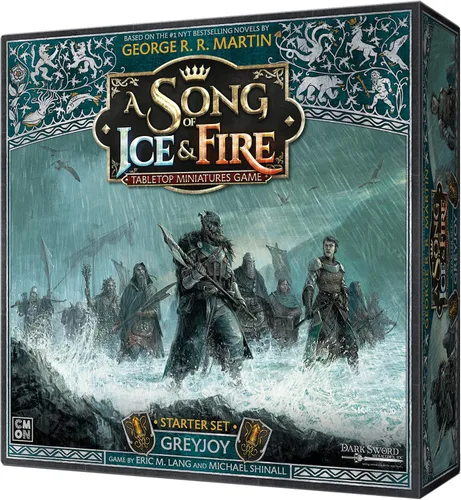 Vista 2 de CMON A Song of Ice and Fire - Juego de iniciación en miniatura de mesa de casa de juego Greyjoy – Rulers of the Iron Islands! Juego de estrategia
