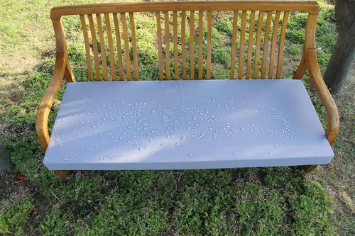 Vista 4 de Ginsimar Cojín impermeable para banco/columpio, para exteriores e interiores, cojines para muebles de patio (azul marino, 48 x 18 x 2 pulgadas)