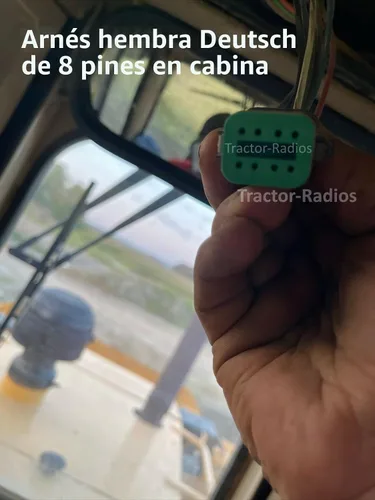 Vista 3 de Caterpillar Plug & Play Tractor Radio Bluetooth Cargador Bulldozer Excavadora Cat TR-1901 12v