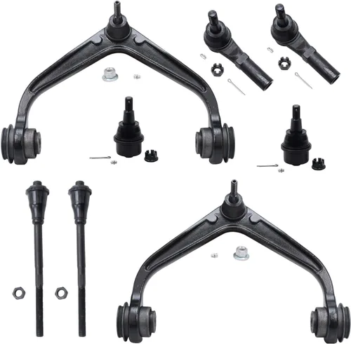 Vista 412 de Detroit Axle - Kit de brazos de control de extremo de 8 piezas para Toyota 2001-2003 Highlander 2002-2003 Camry Lexus ES300, 2 conjuntos de brazos