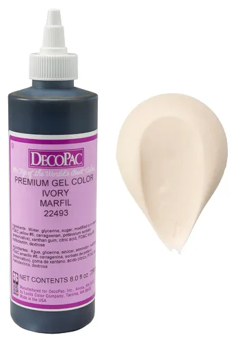 Vista 30 de DecoPac Colorante alimentario de gel prémium Colorante negro para hornear 8 onzas Crema de mantequilla de color, fondant, gel de glaseado