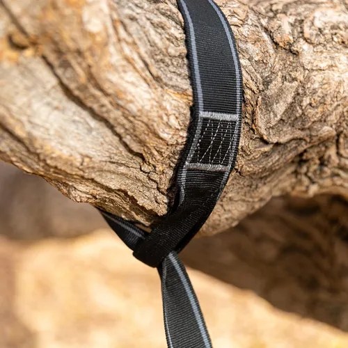 Vista 5 de Squirrel Products Dos correas de nailon para colgar columpios para árboles, 10 pies cada una
