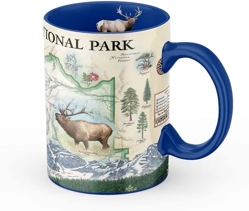 Vista 51 de Taza de cerámica con mapa de 1000 islas de Xplorer Maps (16oz) – Taza de café libre de BPA para bebidas frías y calientes – Perfecta para oficina