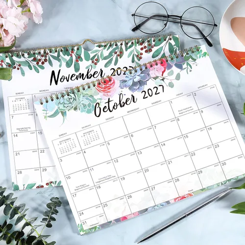 Vista 6 de Calendario de pared 2027, calendario 2027, enero 2027 - diciembre 2027, 11