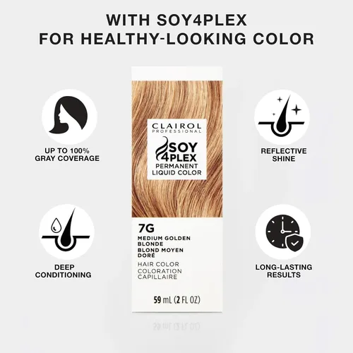 Vista 4 de Clairol Professional Permanent Liquid Color for Ultra Light Blonde Hair 9AN Rubio neutro fresco muy claro