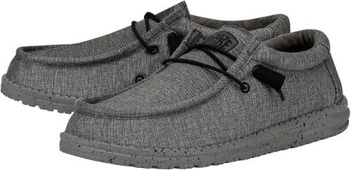Vista 3 de Hey Dude Wally - Mocasines unisex para adultos, colección Wally Stretch