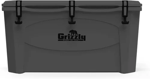 Vista 9 de Grizzly 100 Cooler Cofre de hielo de 100 cuartos de galón duradero con aislamiento rotomoldeado Fabricado en Estados Unidos Garantía de por