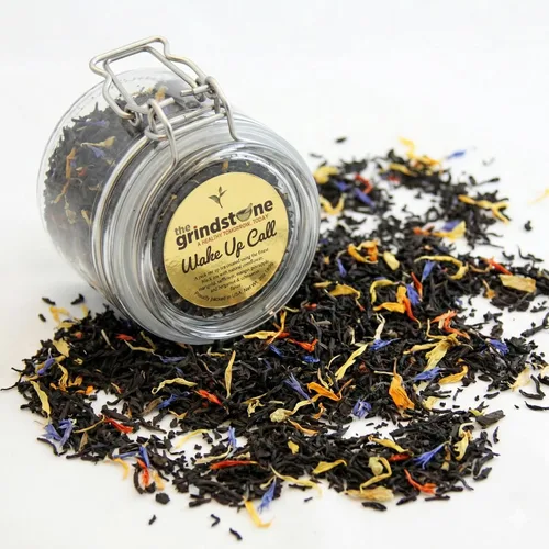 Vista 12 de Grindstone - Té de néctar de bayas de origen único con trozos de frutas, hacer té caliente o helado, OGM 2 oz. Tarros reutilizables a presión