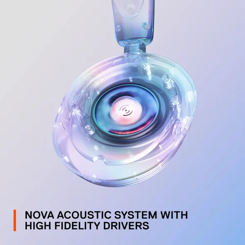 Vista 4 de SteelSeries Arctis Nova 1P - Auriculares para juegos multisistema, PS5PS4, PC, Xbox, Switch, color blanco