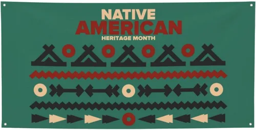 Vista 13 de Telones de fondo del mes de la herencia de los nativos americanos para fiestas de vacaciones, fondo de fotografía para interiores y exteriores