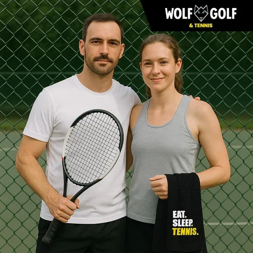 Vista 3 de Toalla de tenis Toalla de tenis para dormir Toallas de tenis bordadas para hombres Toallas de tenis personalizadas para mujeres Accesorio