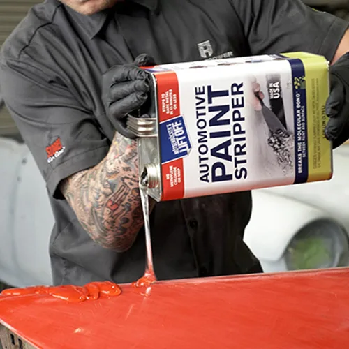 Vista 4 de Motsenbocker's Lift Off 45808 - Pelacapante y removedor de pintura automotriz de 1 galón, elimina fácilmente las capas de pintura de los vehículos