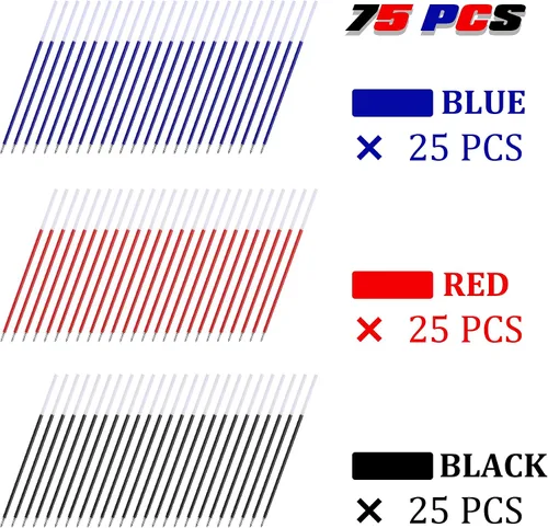 Vista 3 de JANYUN 75 repuestos para bolígrafos, repuestos de bolígrafo de tinta reemplazables para moldes de resina epoxi, moldes de fundición de resina