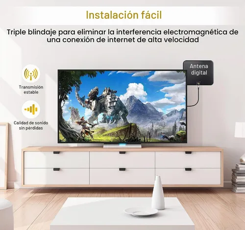 Vista 6 de BlueRigger Cable coaxial digital AV RG6 (3.05 metros, conector macho tipo F triple blindado de 90 ángulos a recto) - HDTV, CATV, DVB-T2/C/S, módem
