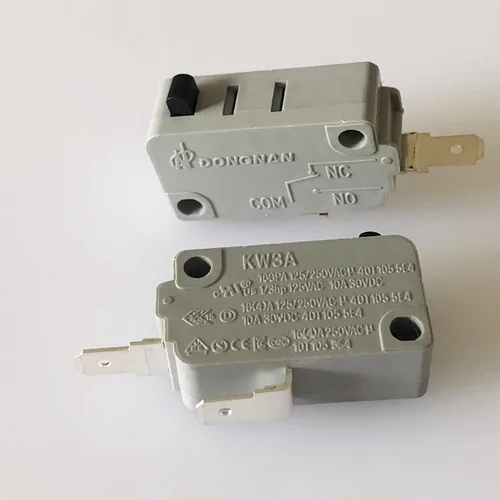 Vista 7 de KW3A 16A 250V Microinterruptor de la puerta del horno normalmente abierto (1 unids)
